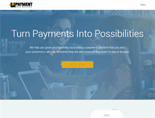 Tablet Screenshot of paymentdata.com